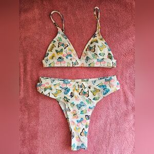 Butterfly-Print Bikini